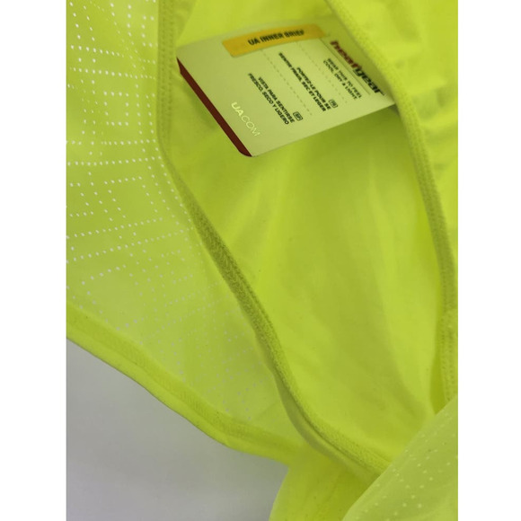 NWT New Under Armour SEE ME GO 3" Under Armour Shorts Size XL Green‎ Neon - Picture 8 of 9